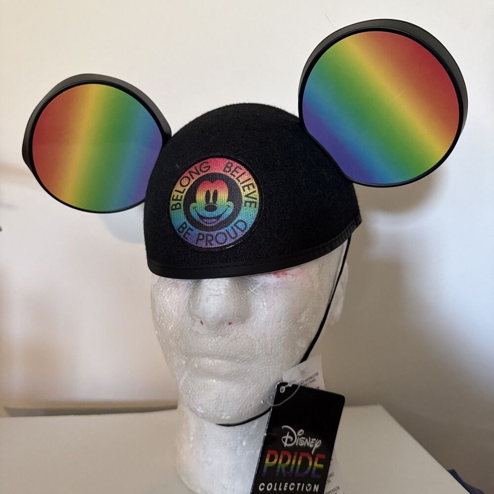 Disney Parks Pride Collection Mickey Mouse Ear Hat for Adult New with Tag
